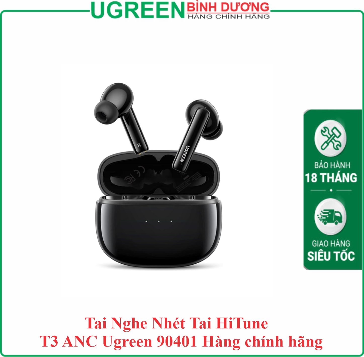 Tai Nghe Nhét Tai HiTune T3 ANC Ugreen 90401 Hàng chính hãng