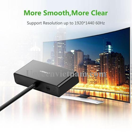 Ugreen 20918 1M 250Mhz Bộ chia VGA 1 ra 2 full hd 20918 20020918