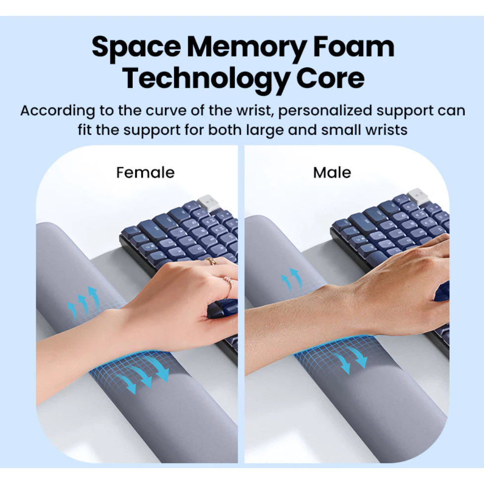 Đệm kê tay văn phòng Ugreen 25247 cao cấp | Chất liệu vải kết hợp da PU | Chính hãng