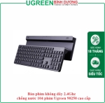 Bàn phím không dây 2.4Ghz chống nước 104 phím Ugreen 90250 cao cấp