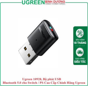 Ugreen 10928, Bộ phát USB Bluetooth 5.0 cho Switch / PS Cao Cấp Chính Hãng Ugreen