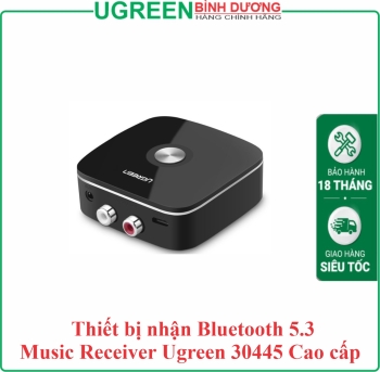 Thiết bị nhận Bluetooth 5.3 Music Receiver Ugreen 30445 Cao cấp