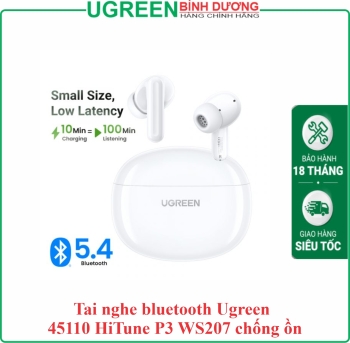 Tai nghe bluetooth Ugreen 45110 HiTune P3 WS207 chống ồn