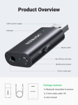Bộ nhận, phát tín hiệu âm thanh qua Bluetooth 5.1 Ugreen 60300 cao cấp (Tranmitter/Receiver)
