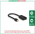 Cáp chuyển đổi Mini Displayport sang HDMI âm hỗ trợ 1920*1080p Ugreen 10461 (màu đen)