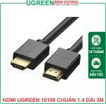 Cáp HDMI Ugreen 10108 Chuẩn 1.4 Dài 3M