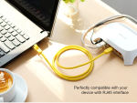 Cáp mạng đúc sẵn Cat5e 3M Ugreen 11232 màu vàng cao cấp