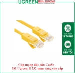 Cáp mạng đúc sẵn Cat5e 3M Ugreen 11232 màu vàng cao cấp