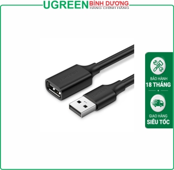 Cáp dữ liệu USB 2.0 nối dài truyền dữ liệu giữa máy tính và ổ cứng USB dài 3m Ugreen ( 10317)