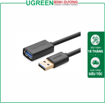 Cáp dữ liệu USB 3.0 nối dài truyền dữ liệu giữa máy tính và ổ cứng USB dài 1.5m Ugreen ( 30126)
