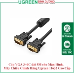 Cáp VGA 3+6C dài 5M cho Màn Hình, Máy Chiếu Chính Hãng Ugreen 11632 Cao Cấp