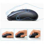 Chuột không dây dùng cho máy tính, laptop chất liệu nhựa ABS, màu xám Ugreen 90550 cao cấp