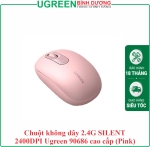 Chuột không dây 2.4G SILENT 2400DPI Ugreen 90686 cao cấp (Pink)