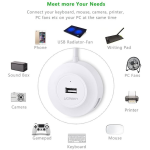 Bộ chia 4 cổng USB 2.0 Ugreen 20270 màu trắng