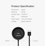 Bộ chia 4 cổng USB 2.0 Ugreen 20277 (màu đen)
