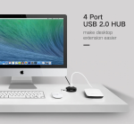 Bộ chia 4 cổng USB 2.0 Ugreen 20277 (màu đen)