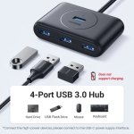 Hub USB 3.0 ra 4 cổng dài 50cm chính hãng Ugreen 20290 cao cấp
