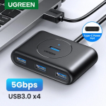 Hub USB 3.0 ra 4 cổng dài 50cm chính hãng Ugreen 20290 cao cấp