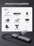 Hub chia USB 3.0 Type-A ra 4 cổng USB 3.0 tốc độ 5Gbps dây bọc dù vỏ nhôm Ugreen 20805