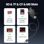 Đầu đọc thẻ USB 3.0 dài 0.5 hỗ trợ SD/TF/MS/CF Ugreen 30333 cao cấp