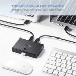 Bộ chia máy in 1 ra 2 cổng USB 2.0 chính hãng Ugreen 30345 cao cấp