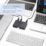 Bộ chuyển 4 máy tính dùng 1 máy in cổng USB 2.0 Ugreen 30346 cao cấp
