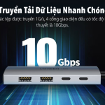 Bộ chia USB Type-C ra 2 USB Type-C 3.2 và 2 USB Type-A 3.2 tốc độ 10Gpbs Ugreen 30758 cao cấp