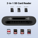 Đầu đọc thẻ SD/TF USB 3.0 chuẩn Type-C Ugreen 35622 cao cấp (hỗ trợ thẻ 2TB)