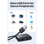 Bộ chia USB Type-C ra 4 cổng USB 3.0 dài 1M Ugreen 40850 chính hãng