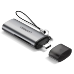 Đầu đọc thẻ nhớ USB type-C cho thẻ SD/TF chính hãng Ugreen 50704 cao cấp