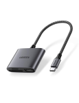 Đầu đọc thẻ SD/TF kèm OTG chuẩn USB Type-C Ugreen 80798 vỏ nhôm cao cấp