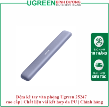 Đệm kê tay văn phòng Ugreen 25247  cao cấp | Chất liệu vải kết hợp da PU | Chính hãng