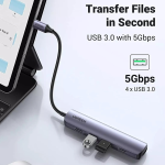 Hub Type C sang HDMI, 4 cổng USB 3.0 Ugreen 20197