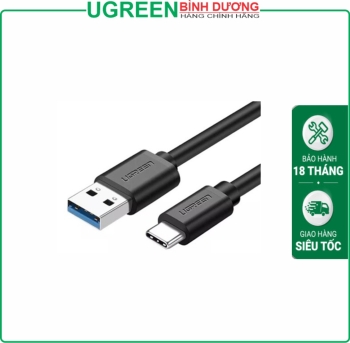 Cáp dữ liệu USB 3.0 sang Type-C ,truyền dữ liệu từ máy tính ra điện thoại dài 0.5M Ugreen ( 20881)
