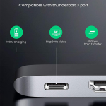 Hub Type C ra 1xHDMI, 3xUSB 3.0, 1xUSB-C ( Thunderbolt 3 ) Ugreen 60559