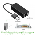 Cáp USB to Lan 2.0 cho Macbook, pc, laptop hỗ trợ Ethernet 10/100 Mbps Ugreen 20254 cao cấp